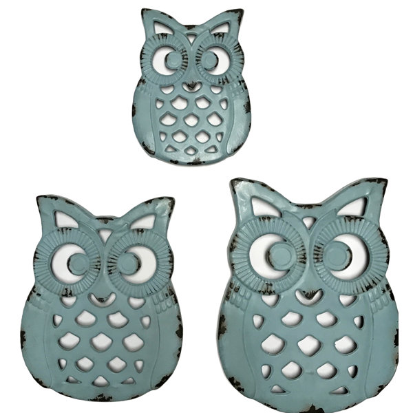 Metal Owl Decor Wayfair