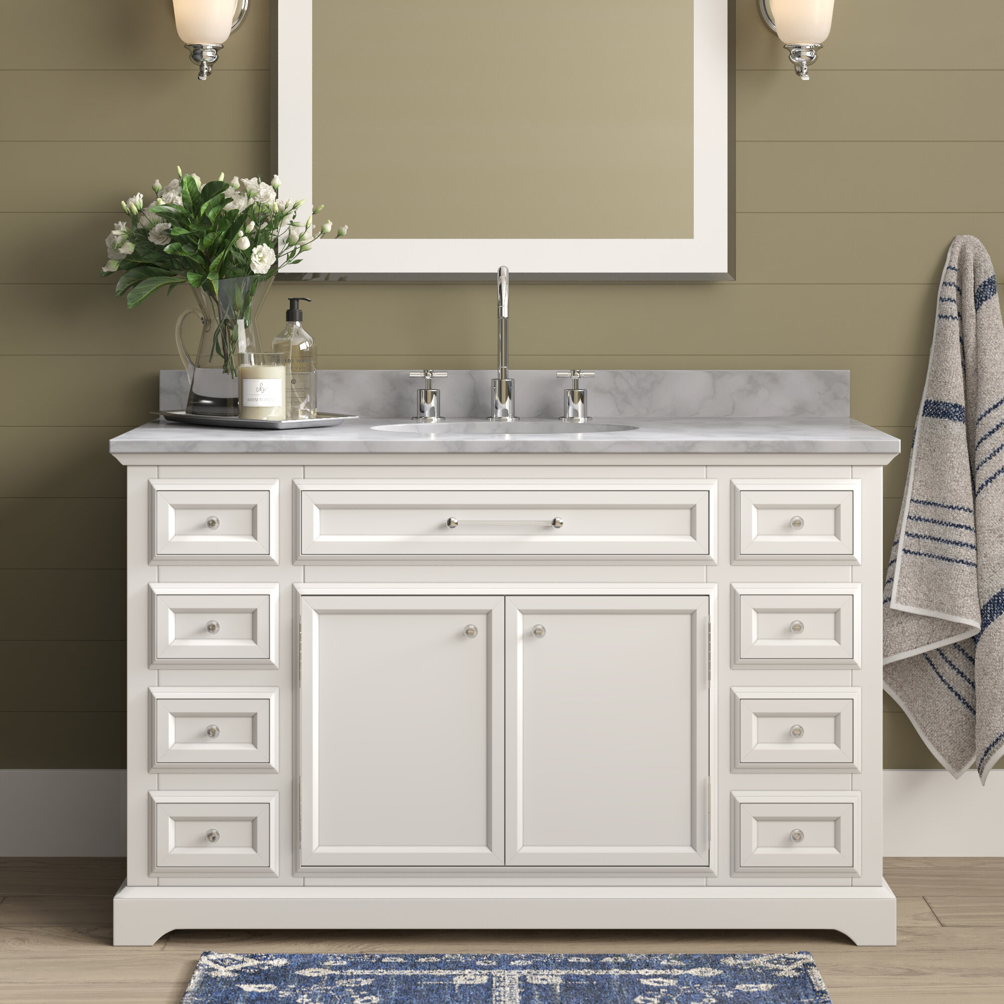 Eric 48 Single Bathroom Vanity Set Reviews Joss Main