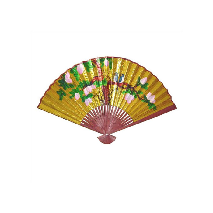 Oriental Furniture Decorative Golden Fan Wall Décor Decorative Golden Oriental Fan Wall Décor