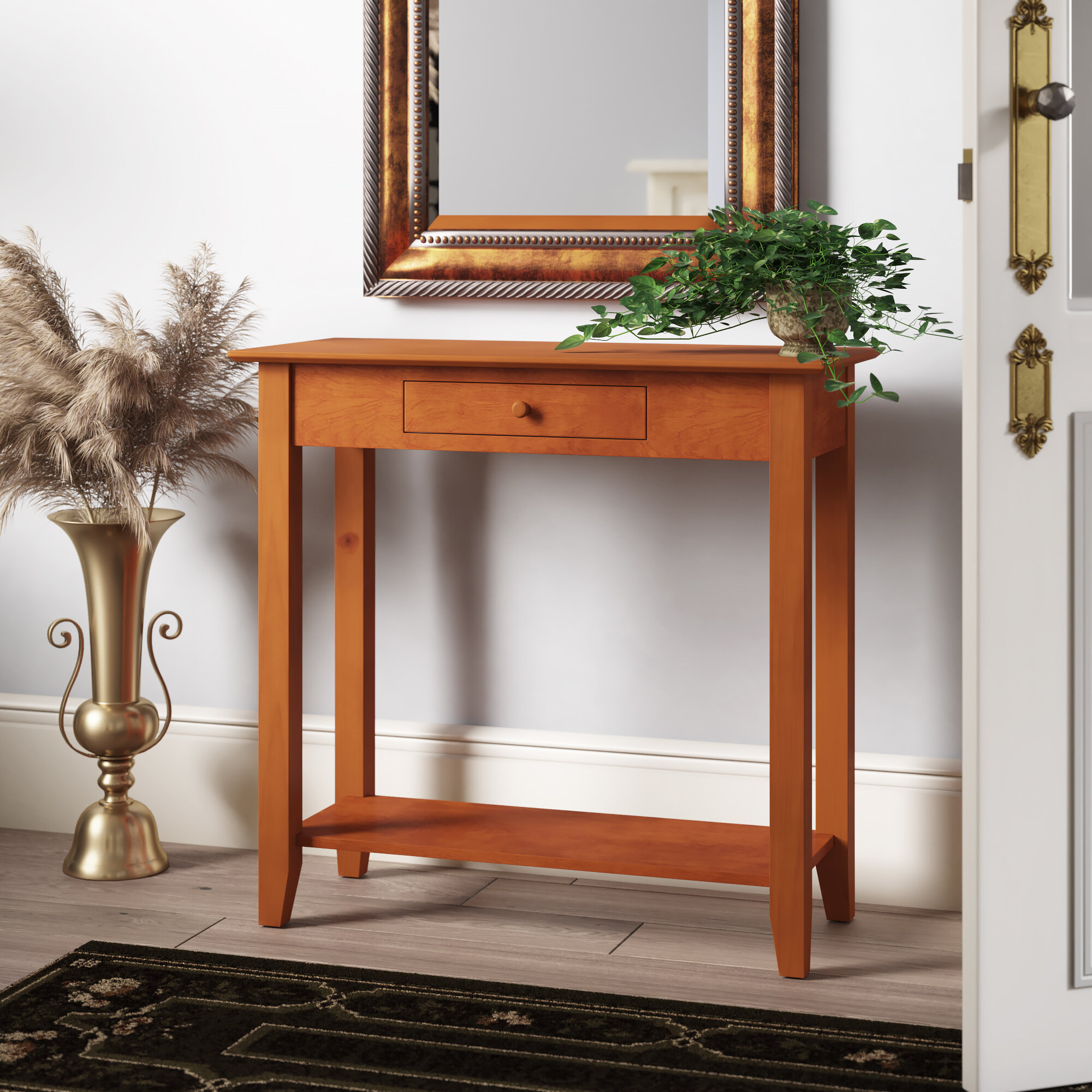 26 inch console table