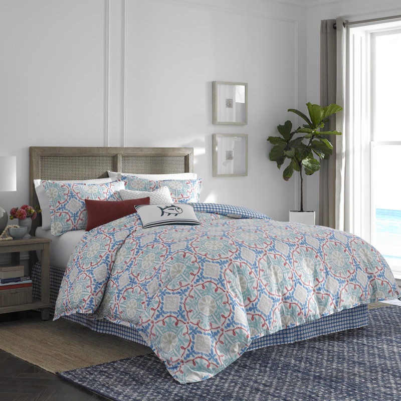 Southern Tide Dory Lane 100 Cotton Comforter Set Reviews Wayfair