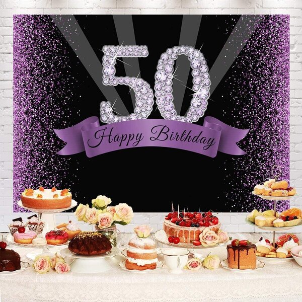 Extra Large Fabric Black Gold Sign Poster for 59th Anniversary Photo Booth Backdrop Background Banner 72.8 x 43.3 Inch 59th Birthday Party Supplies 59th Birthday Party Decoration
