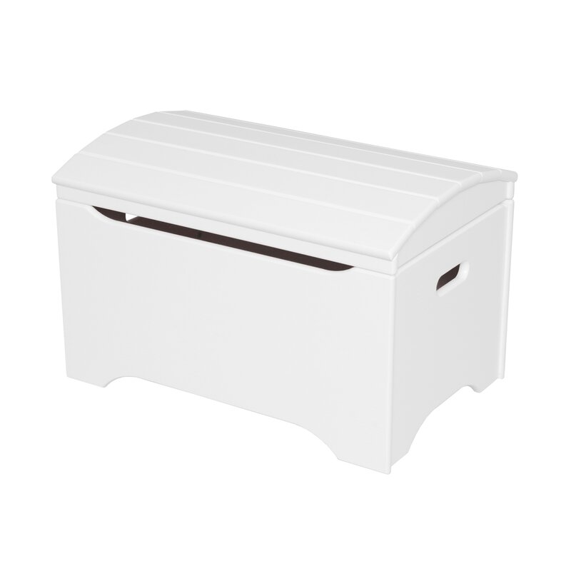 white toy box chest