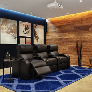 Edge XL800 Home Theater Lounger (Row of 3) by Octane Seating
