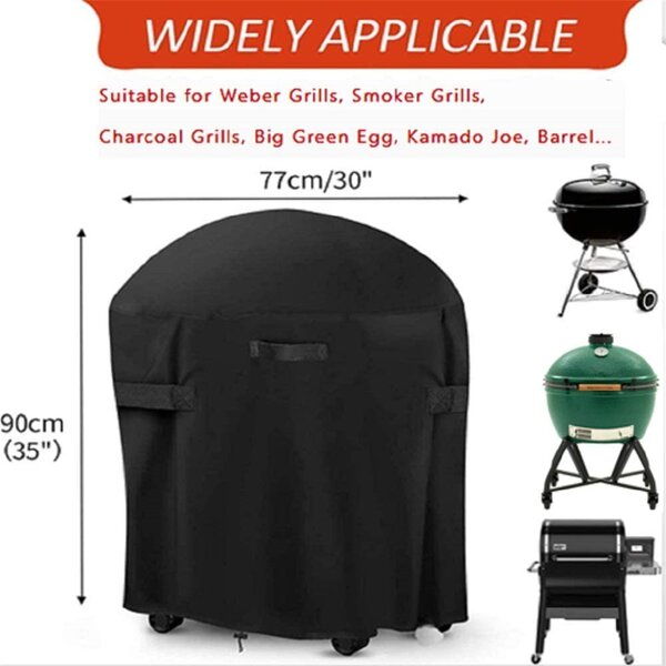 Char Broil Vertical & Bullet Small Smokers 22" BBQ Grill Cover Kettle For Weber 