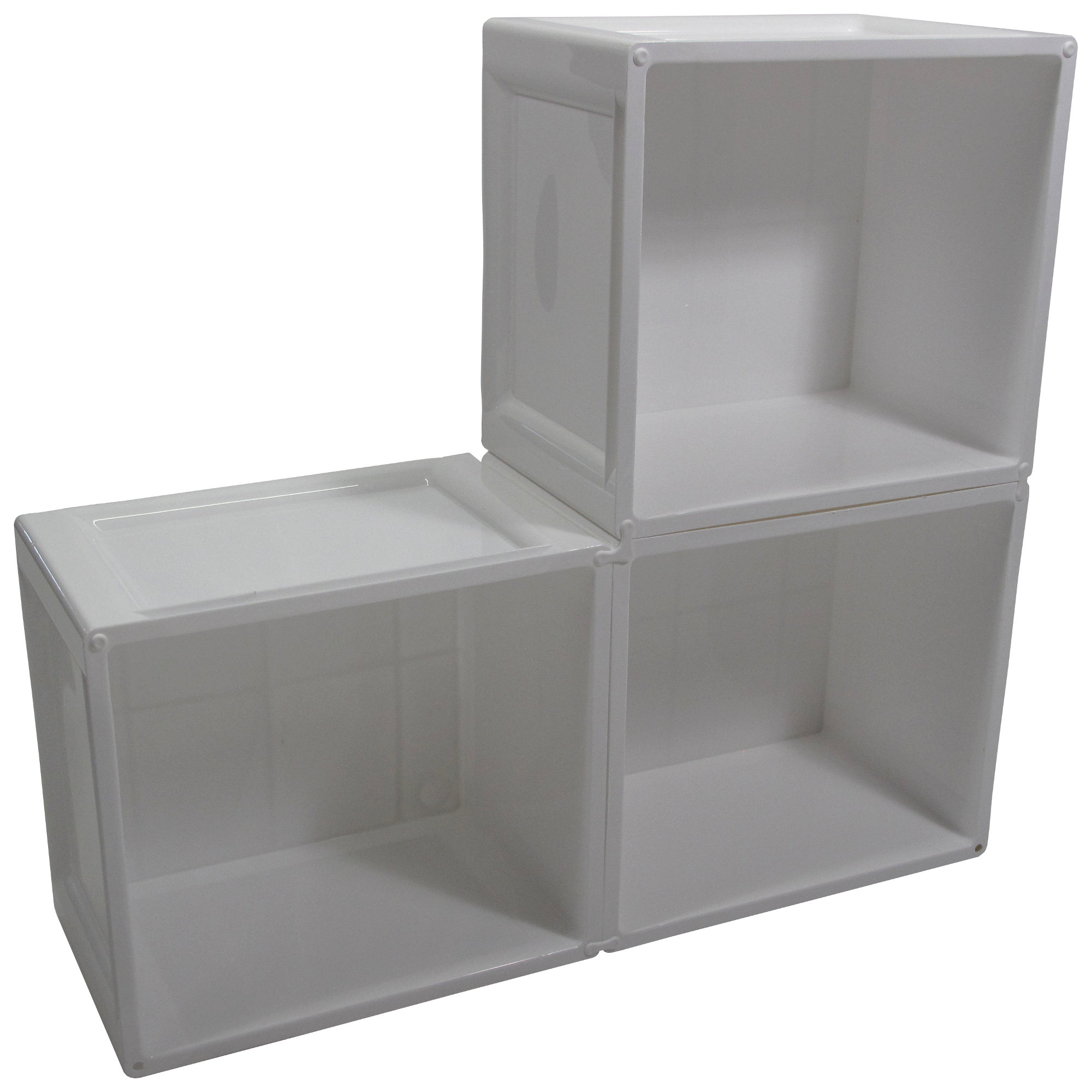 plastic storage cube with lid