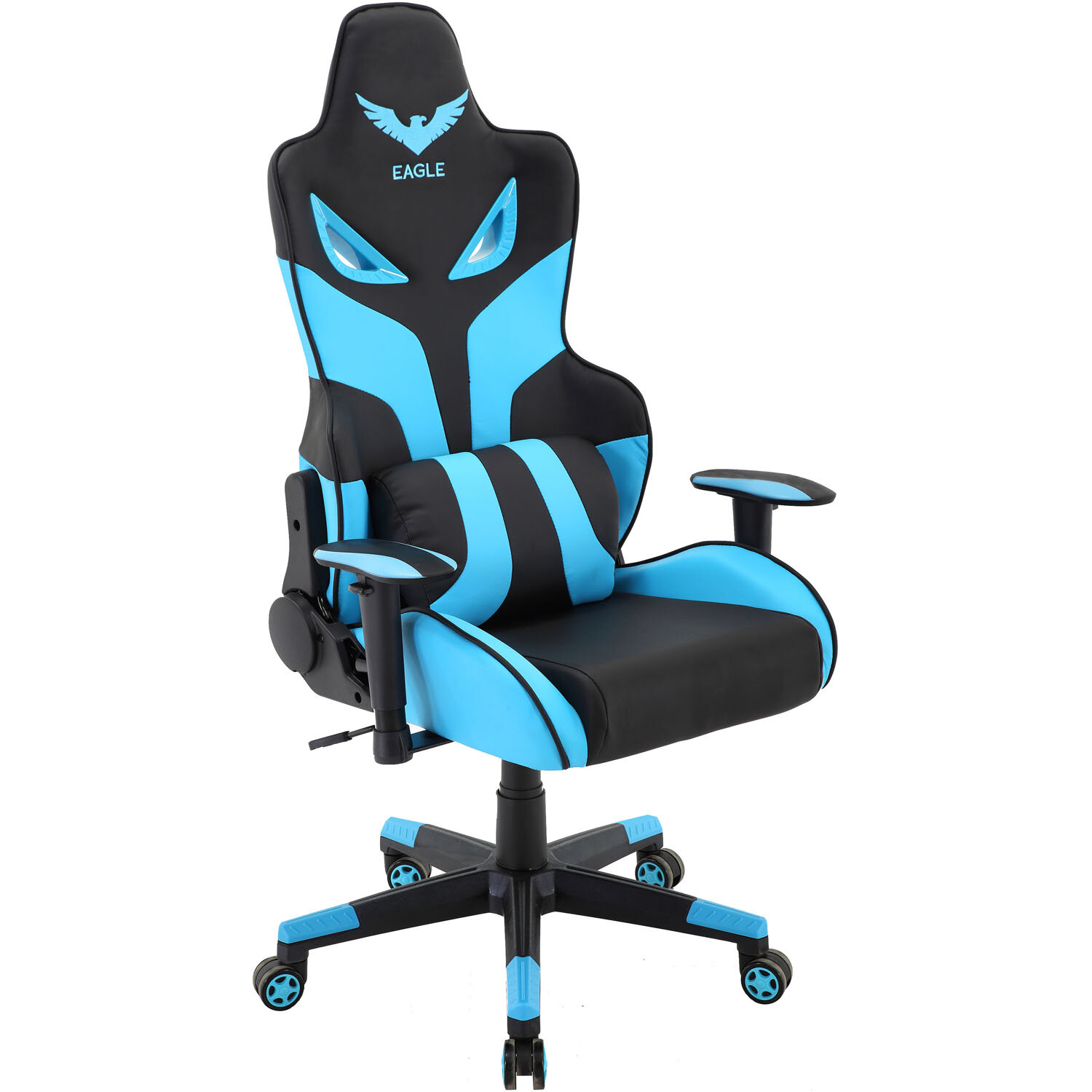 RGB Racing Gaming Chair LED Lighting Swivel Ergonomic