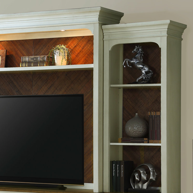 Janine Cabinet Enclosed Storage Entertainment Center For Tvs Up To