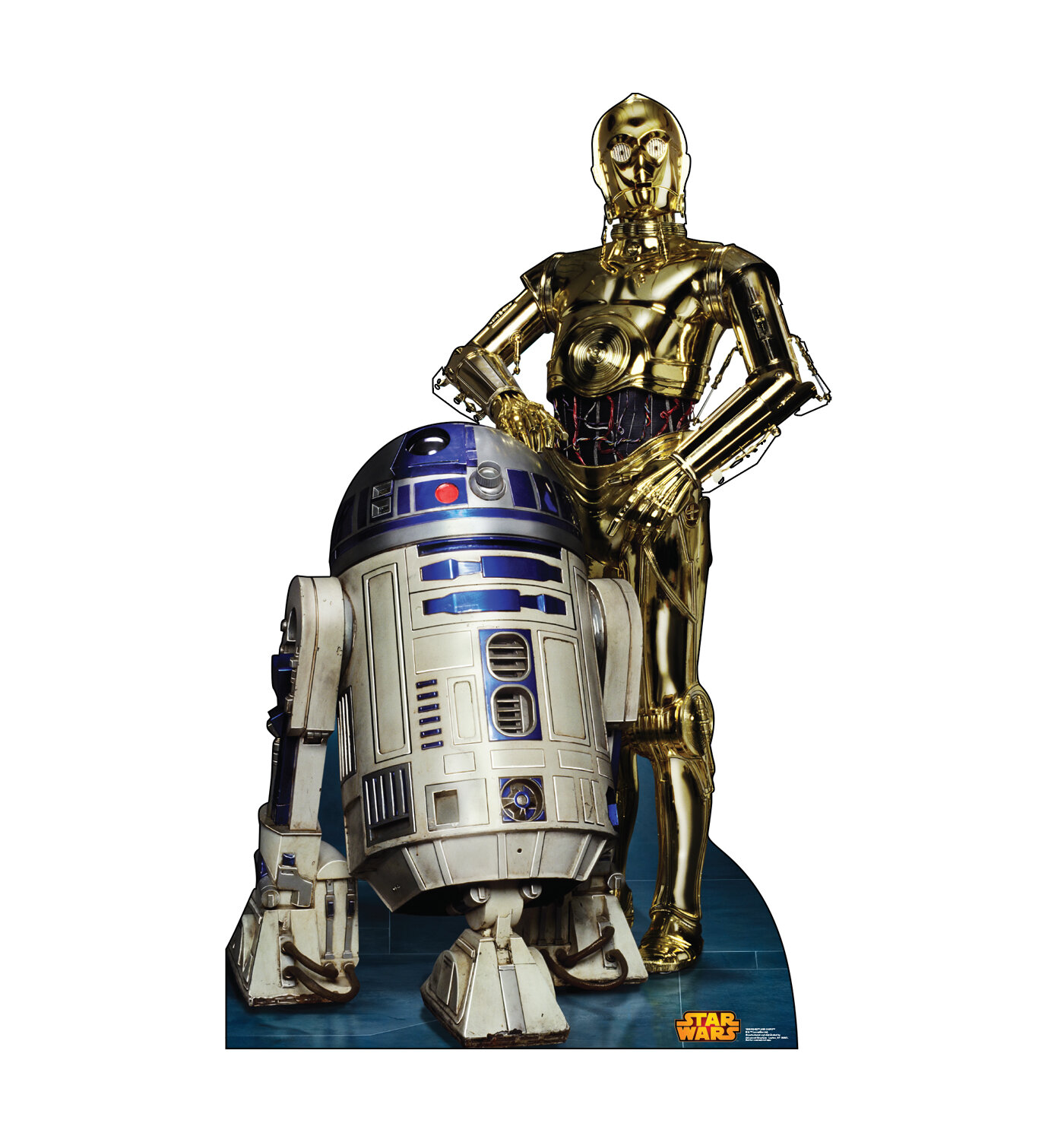 Hecho para recordar estas Absorbente Advanced Graphics Star Wars R2D2 and C3PO Cardboard Standup & Reviews |  Wayfair