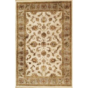 Agra Cream/Taupe Traditional Area Rug