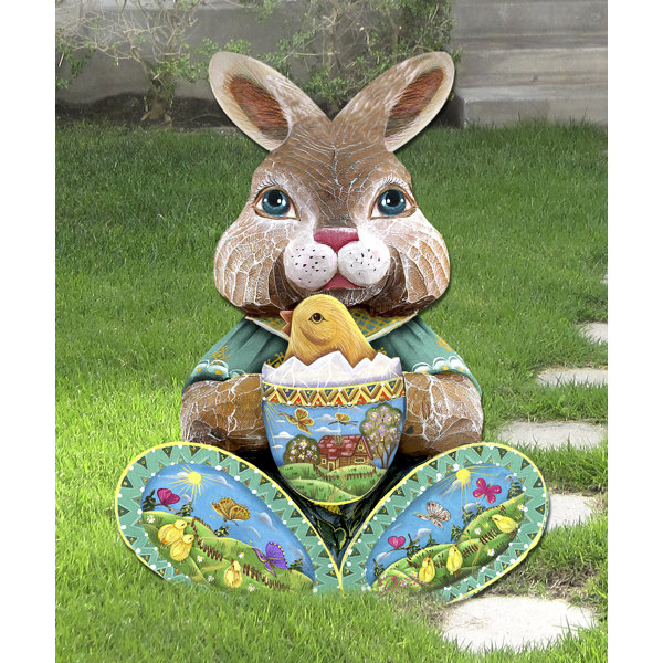 The Holiday Aisle Easter Bunny Decor Figurine Reviews Wayfair