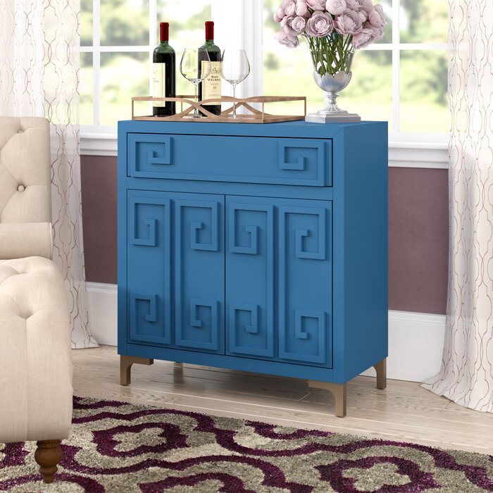 Everly Quinn Gilbery 2 Door Wine Bar Cabinet Reviews Wayfair Ca