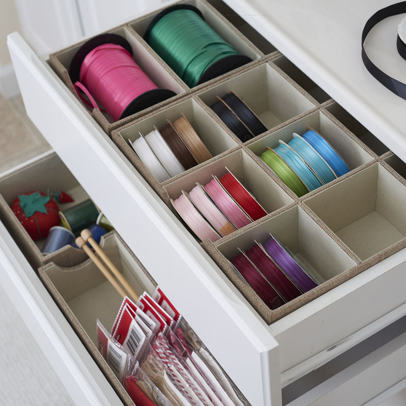 Rebrilliant Kinney Single 3 H X 4 W X 12 D Drawer Organizer