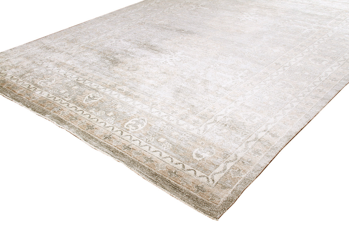 Pasargad Oushak HandKnotted Gray Area Rug & Reviews Perigold