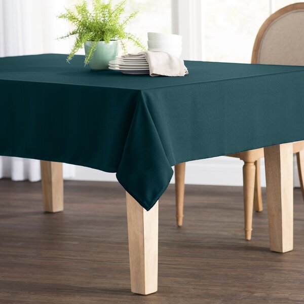 sage green SPUN poly cotton alternative TABLECLOTH oval round rectangle square 