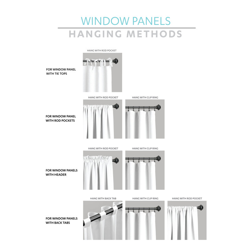 Darby Home Co Bohannan Solid Blackout Thermal Tab Top Curtain