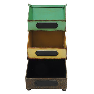 Stacking Vegetable Bins Wayfair 3 Piece Stacking Bin Set