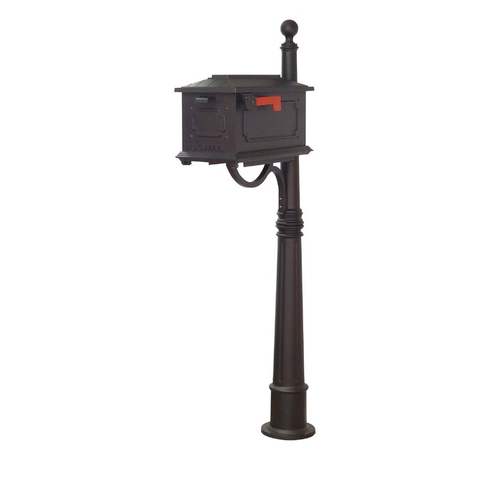 Kingston Post Mounted Mailbox with Post Included & Reviews | Joss & Main