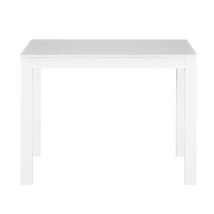 Modern Contemporary White Parsons Desk Allmodern Haugland 1 Drawer Writing Desk