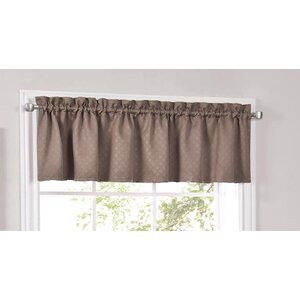 Facets Blackout Insulated Kitchen Curtain Valance