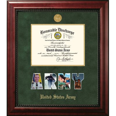 Patriot Frames Army Certificate Classic Picture Frame