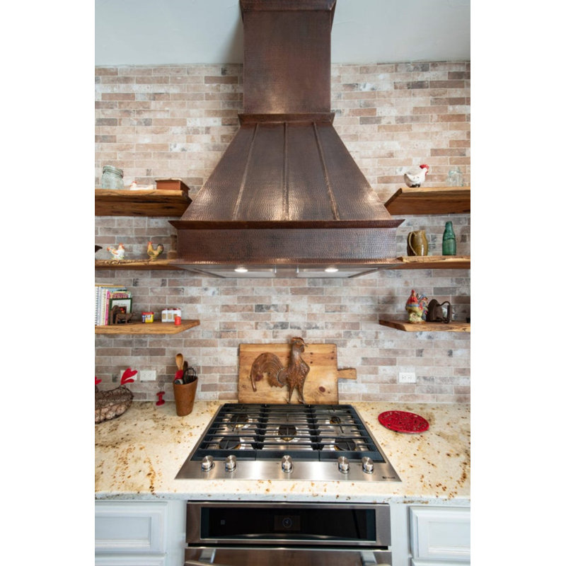 Premier Copper Products 38 1250 Cfm Ducted Wall Mount Range Hood In Oil Rubbed Bronze