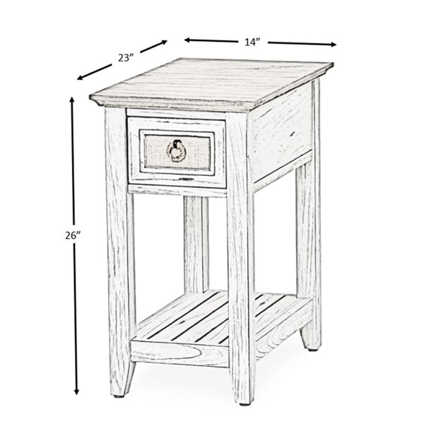Rosecliff Heights Juliet Island Chairside Table With Storage Wayfair