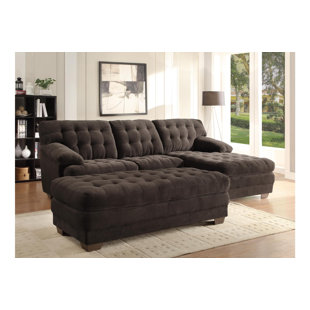 Brooks Sectional with Ottoman by Homelegance
