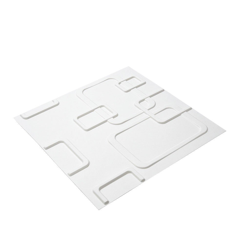 E Joy 19 7 X 19 7 Bamboo Wall Paneling In White Wayfair