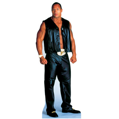World Wrestling Entertainment  The Rock LifeSize Cardboard StandUp Advanced Graphics