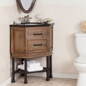 Corner Bathroom Vanities You\'ll Love | Wayfair Corner Bathroom Vanities You\'ll Love | Wayfair