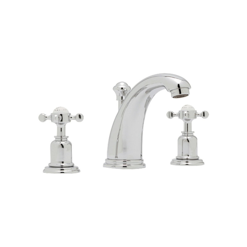 Perrin Rowe Edwardian High Neck Widespread Lavatory Faucet