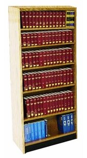 Open Back Single Face Shelf Adder Standard Bookcase By W.C. Heller