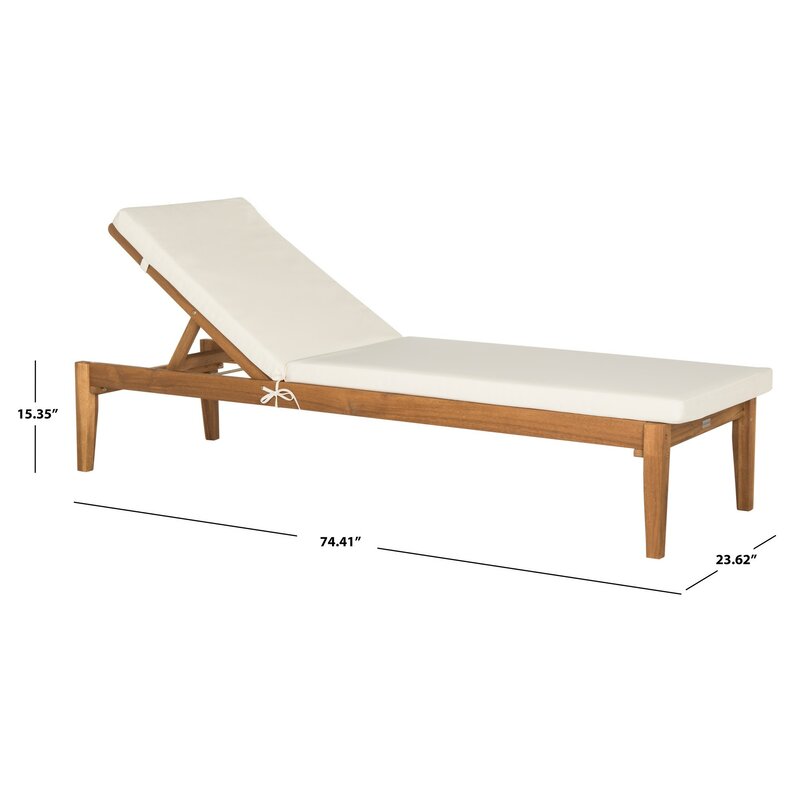 Composite Wood Chaise Lounge | Home Decoration