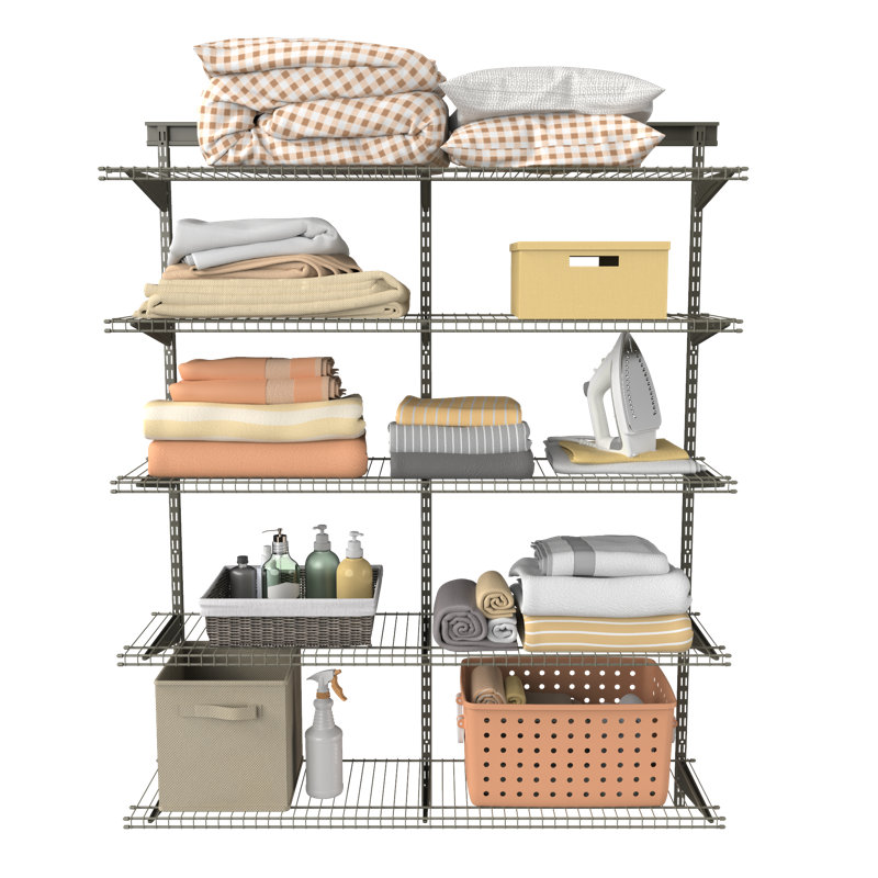 Closetmaid Shelftrack 60 H X 48 W Add On Unit Reviews Wayfair