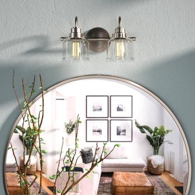 INCOMPLETE NOT TESTED.Juliann 2-Light Dimmable Vanity Light