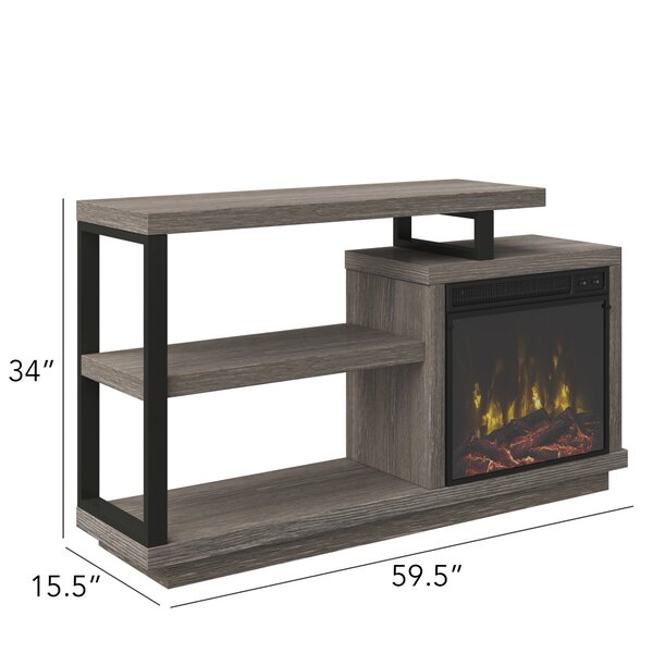 Louann Tv Stand For Tvs Up To 55 Inches With Electric Fireplace