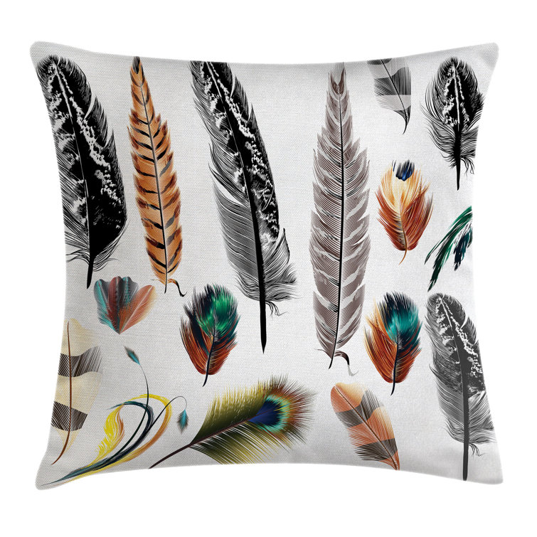 bird feather pillow