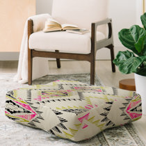 large moroccan tufted floor pillows