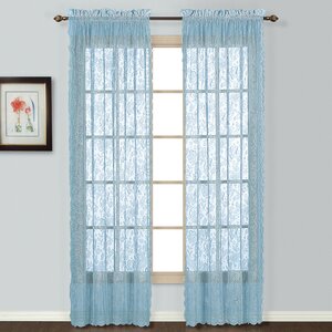 Quimby Solid Blackout Rod pocket Single Curtain Panel