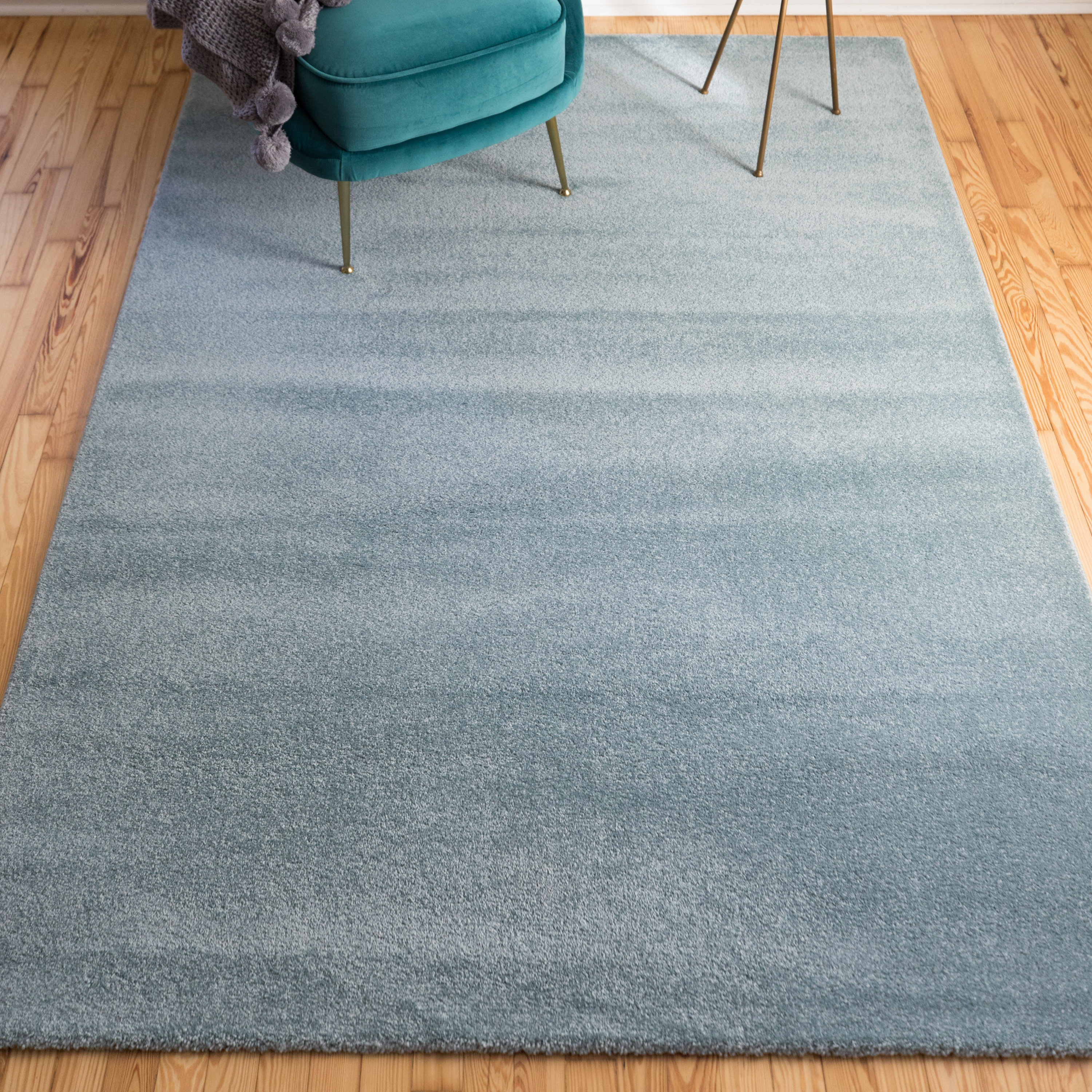 Ebern Designs Stangl Teal Area Rug Reviews Wayfair