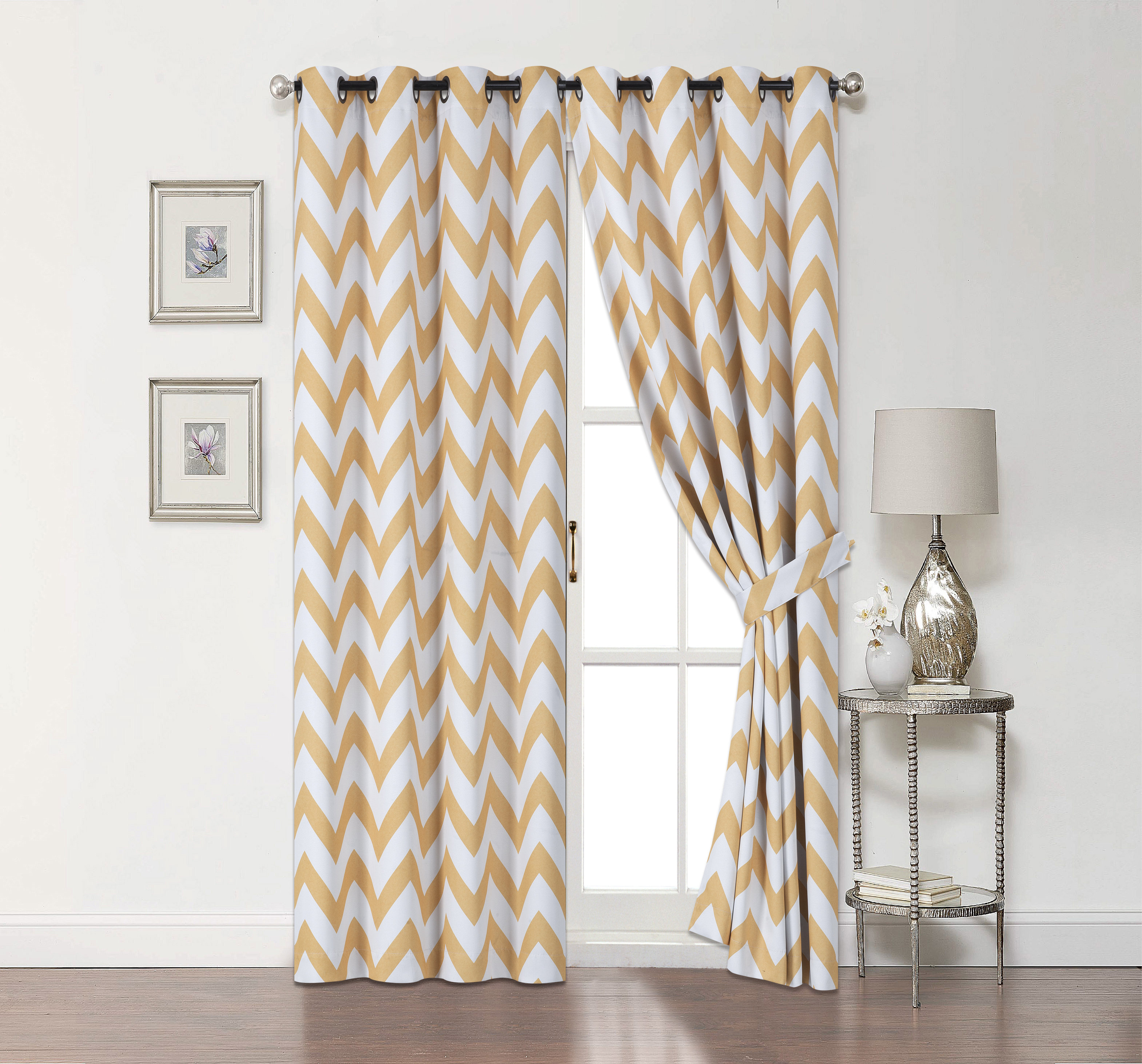 Latitude Run Ojas Top Window Chevron Blackout Thermal Grommet