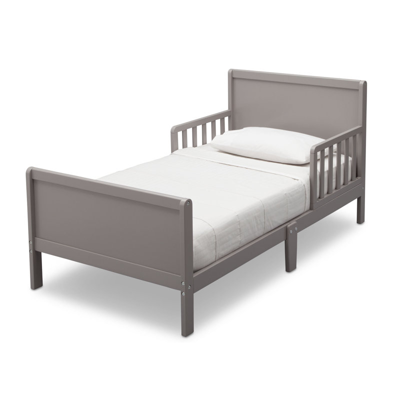 gray toddler bed