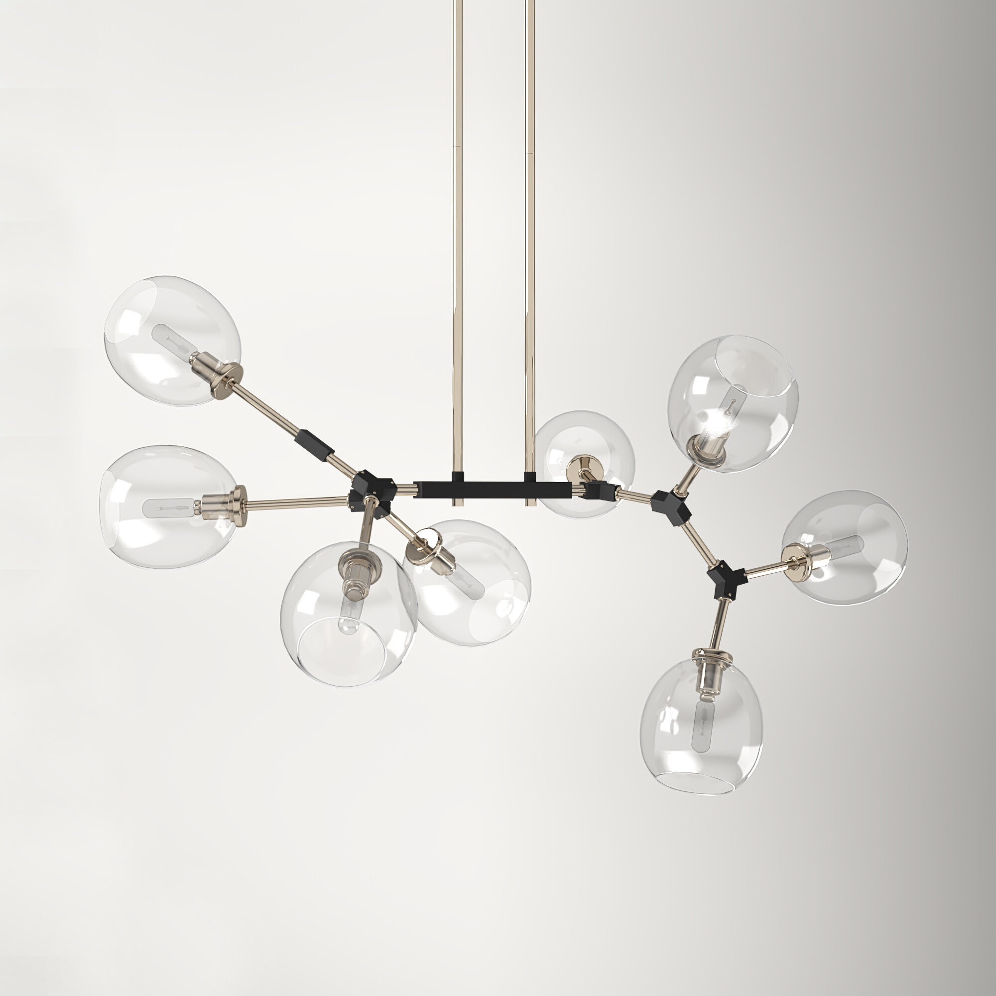 8 light sputnik chandelier