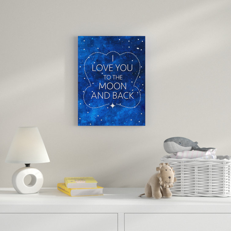 Harriet Bee I Love You To The Moon And Back Ii Canvas Art Reviews Wayfair Harriet Bee I Love You To The Moon And Back Ii Canvas Art Reviews Wayfair
