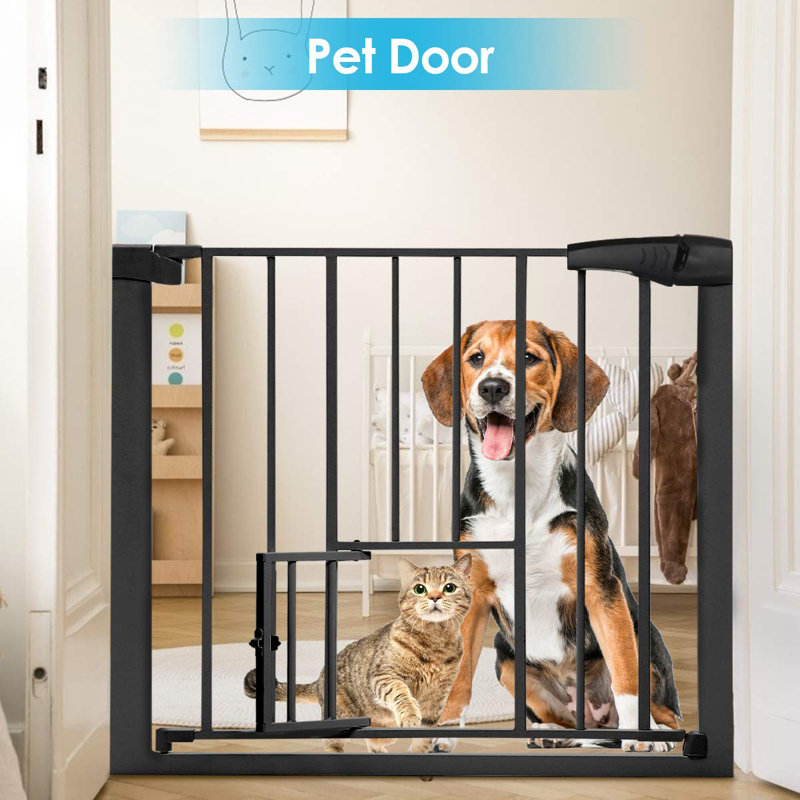safety gate with cat door
