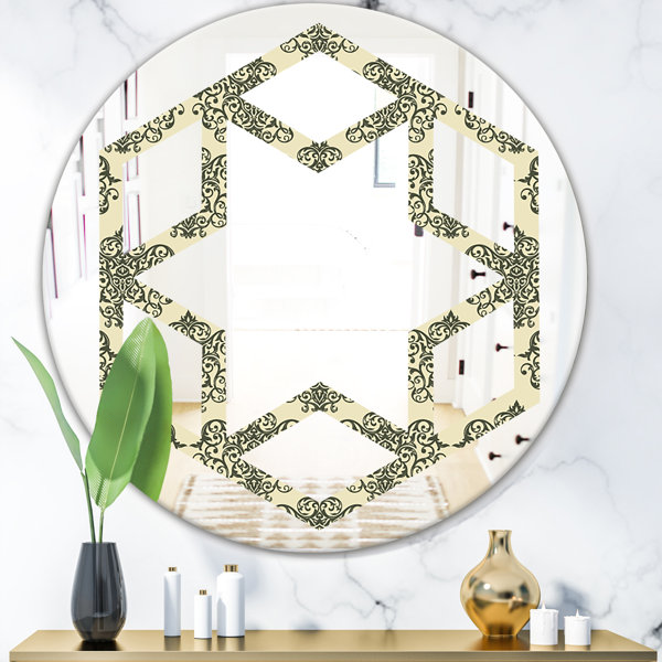 East Urban Home Hexagon Star Abstract Design Pattern Iii French
