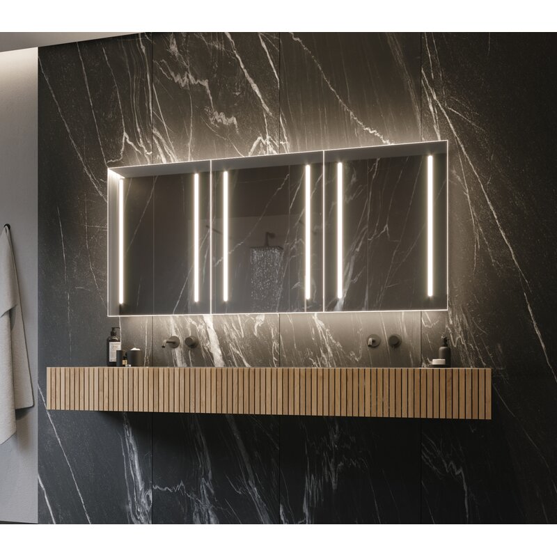 Elegant Wall Mirrors - Dimmable Stella Mirror 60 X 28 3000K