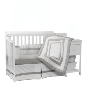 4 Piece Crib Bedding Set