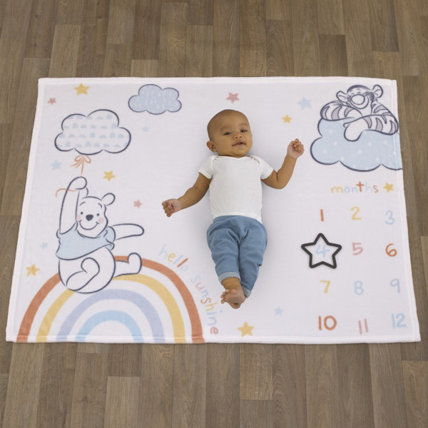 pooh baby blanket